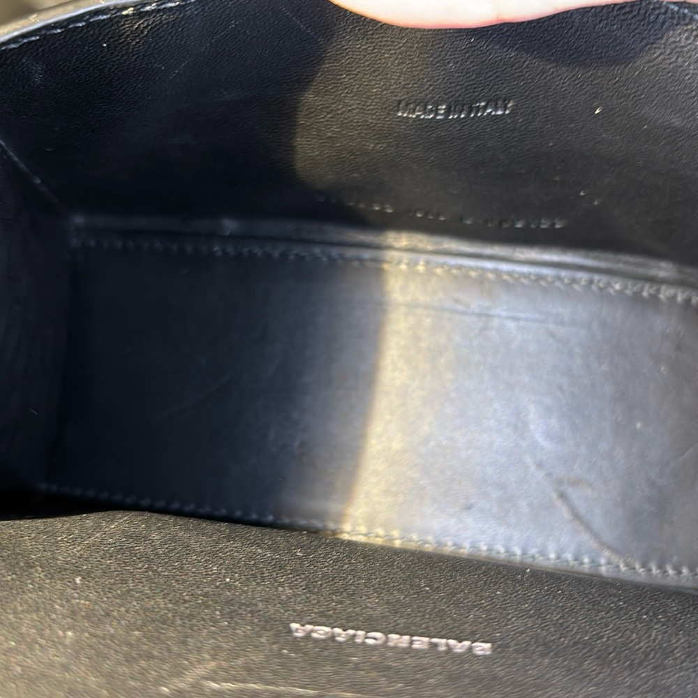 Balenciaga Hourglass XS Black Croc-Embossed Calfskin - Picture 11 of 14